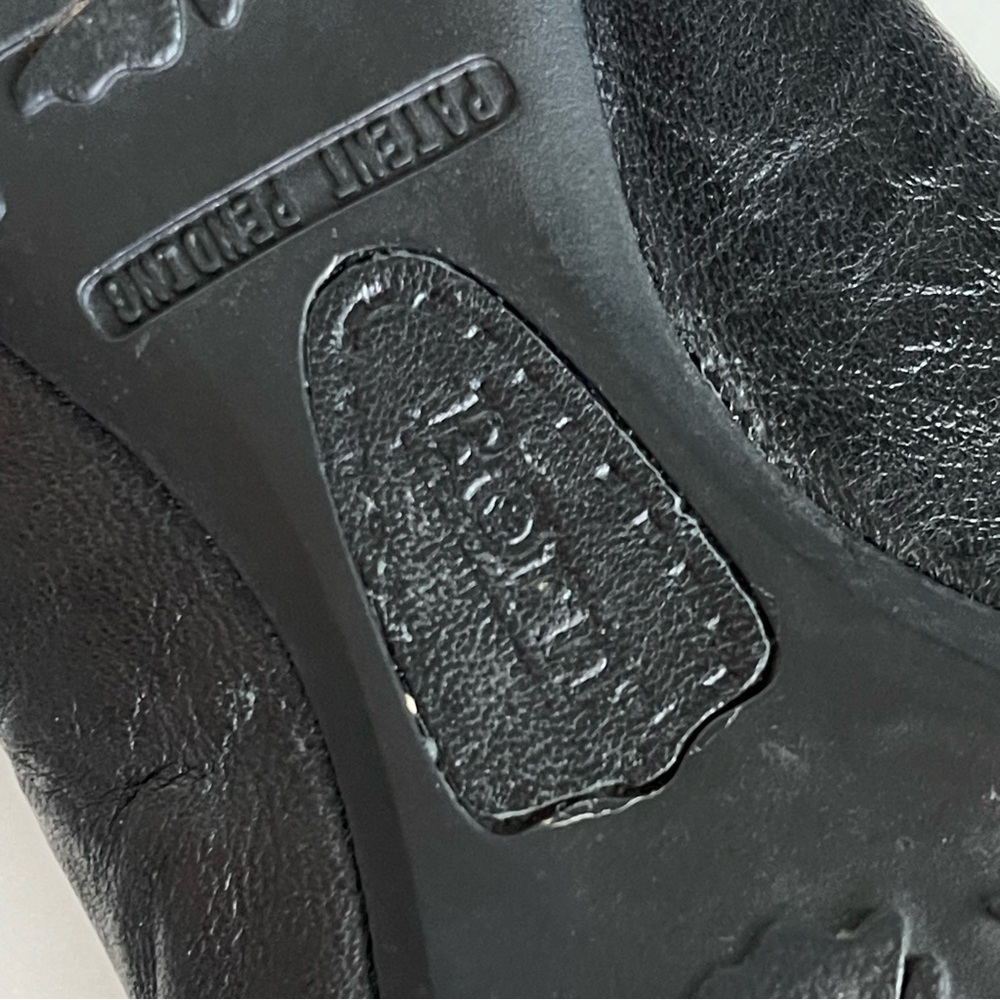 Born Women's Black Leather Flats Size 8 - Picture 5 of 11